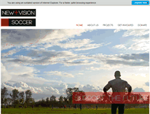 Tablet Screenshot of newvisionsoccer.org